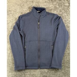 The North Face Full Zip Fleece Jacket Navy Blue Men’s Small
